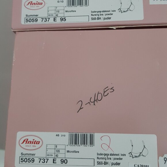 Anita 5059 Nursing Bra 42E Ultra Spacer Padded Underwired Molded - Picture 5 of 6